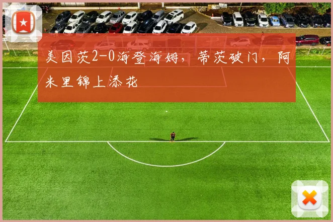 美因茨2-0海登海姆，蒂茨破门，阿米里锦上添花